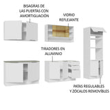 Combo Completo de Cocina 310 cm Blanco Stella Madesa 02