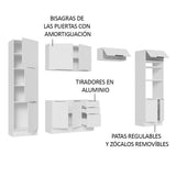 Combo Completo de Cocina 330 cm Blanco Stella Madesa 02