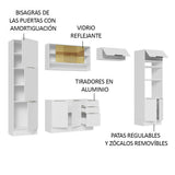 Combo Completo de Cocina 330 cm Blanco Stella Madesa 03