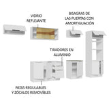 Combo Completo de Cocina 330 cm Blanco Stella Madesa 04