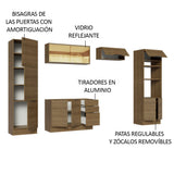 Combo Completo de Cocina 330 cm Marrón Stella Madesa 07