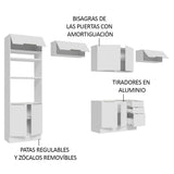Combo Completo de Cocina 350 cm Blanco Stella Madesa 01