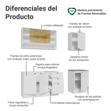 Cocina Compacta 180 cm Vik Blanco 04