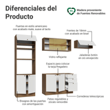 Combo de Cocina 270 cm Vik Marrón/Blanco 04