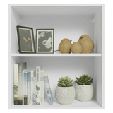 Alacena para Dormitorio 60 cm 2 Nichos Neo Blanco