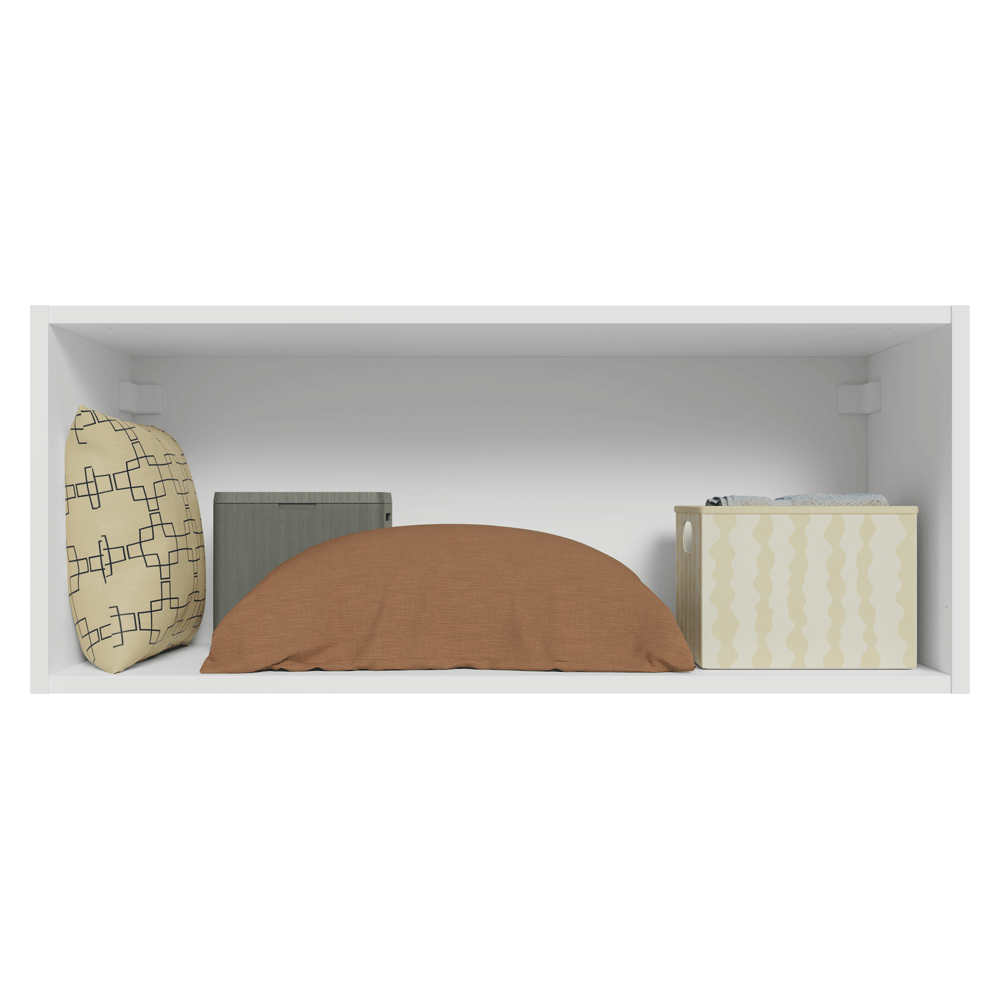 Alacena para Dormitorio 80 cm 1 Puerta Rebatible Neo Blanco