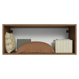Alacena para Dormitorio 80 cm 1 Puerta Rebatible Marrón Neo Madesa