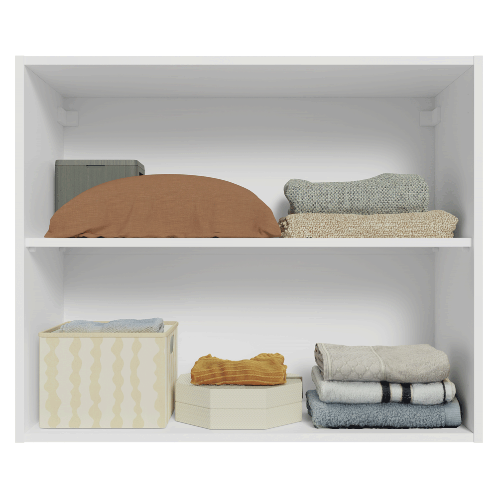 Alacena para Dormitorio 80 cm 2 Puertas Neo Blanco