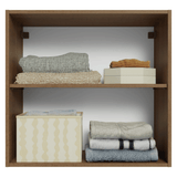 Alacena para Dormitorio 70 cm 2 Puertas Marrón Neo Madesa