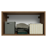 Alacena para Dormitorio 60 cm 1 Puerta Rebatible Marrón Neo Madesa