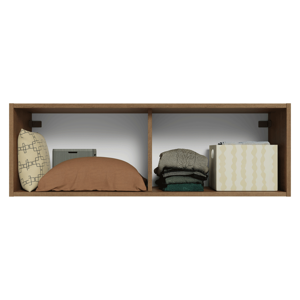 Alacena para Dormitorio 100 cm 1 Puerta Rebatible Marrón Neo Madesa
