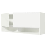 Alacena para Oficina con Nicho y Repisa 120 cm Blanco Madesa