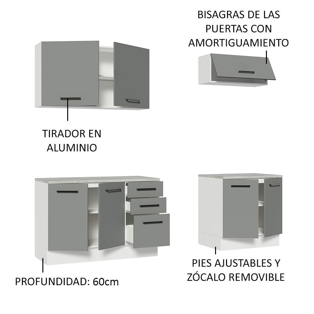 Kit Mueble para Garaje Multiuso Madesa Agata 200cm MG