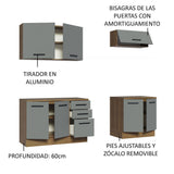Kit Mueble para Garaje Multiuso Madesa Agata 200cm MG 01