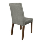 Juego de Comedor 4 Sillas Marrón/Crema/Silver Ashley Madesa