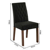 Mesa de Comedor con Mesa y 6 Sillas Madison Madesa MN
