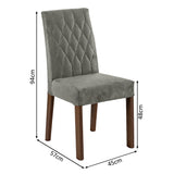 Mesa de Comedor con Mesa y 6 Sillas Madison Madesa MG