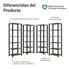 Estante Multiuso para Cocina 236 cm Marrón/Negro Madesa