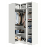 Dormitorio Completo Matrimonial Esquinero 3 Puertas Blanco Neo Madesa