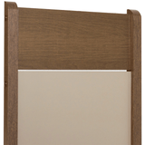 Kit 2 Sillas 4280 Marrón/Beige Sintético