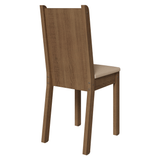 Kit 6 Sillas 4290 Marrón/Beige Sintético