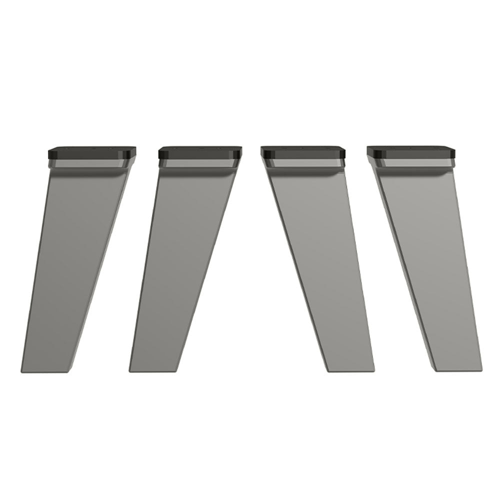 Kit con 4 Patas de Polipropileno para Cocinas Nice Gris Madesa