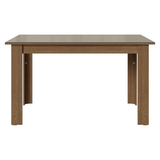 Mesa De Comedor Rectangular con Tapa de Vidrio Marrón/Crema 5231 Madesa