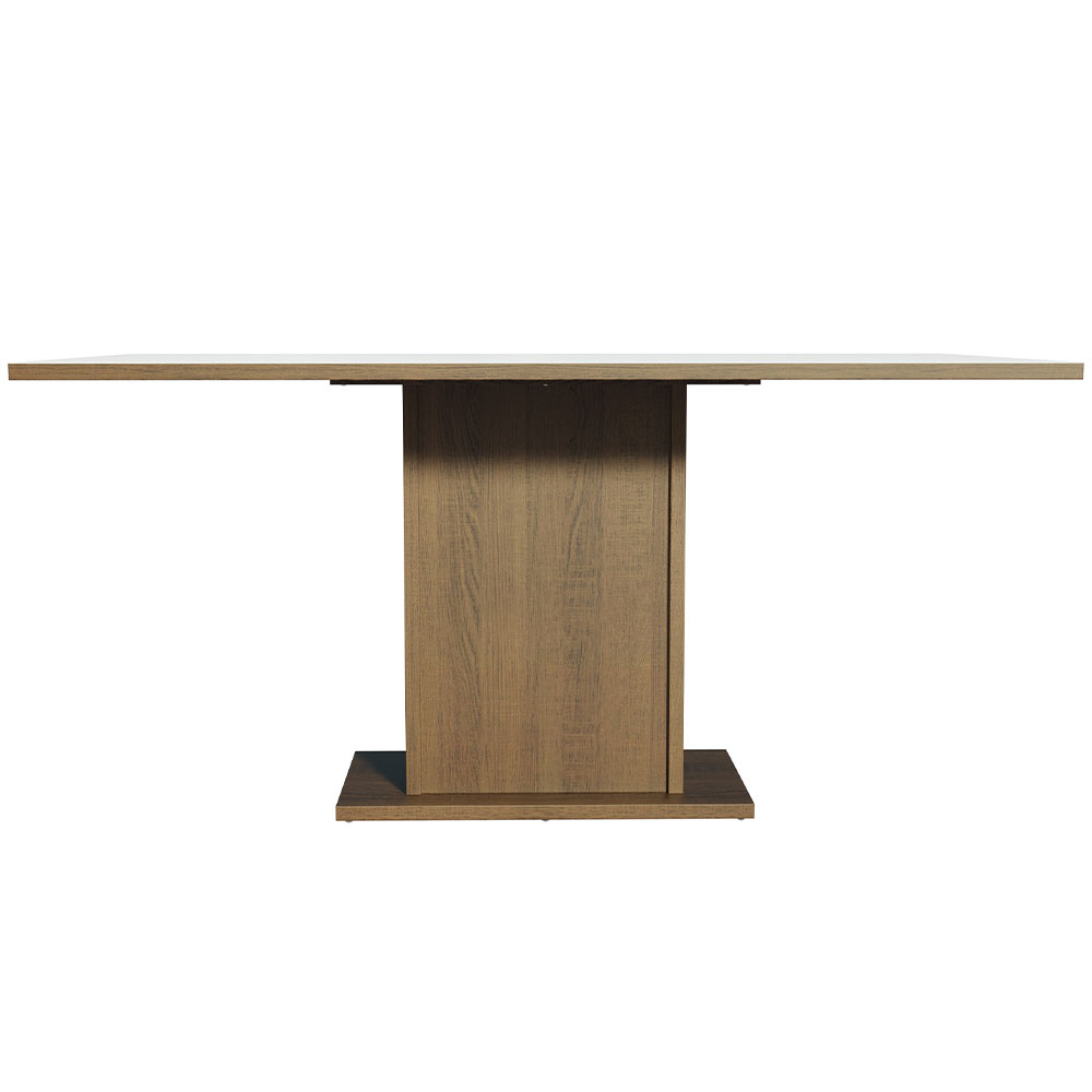 Mesa de Comedor Madesa Rectangular con Tapa de Madera 5231 Negro