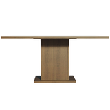 Mesa de Comedor Madesa Rectangular con Tapa de Madera 5231 Negro