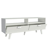 Rack para TV hasta 55 Pulgadas Oslo con 2 Puertas Blanco