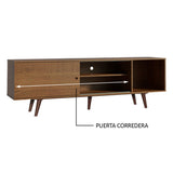 Rack para TV Madesa Dubai hasta 65 Pulgadas con patas Blanco