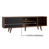 Rack para TV hasta 65 Pulgadas con Patas Marrón/Negro Dubai