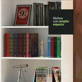 Biblioteca Organizador Madesa 6908 con 6 Nichos Blanco