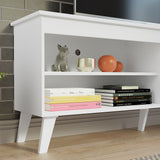Rack para TV Turim hasta 65 con patas Blanco