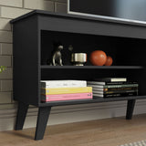 Rack para TV hasta 65 Pulgadas con Patas Negro Turim Madesa