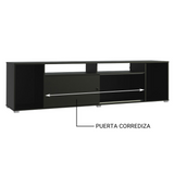 Rack para TV hasta 65 Pulgadas Madesa Cancun Negro