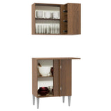 Kit Esquinero 2 Puertas Emilly Marrón