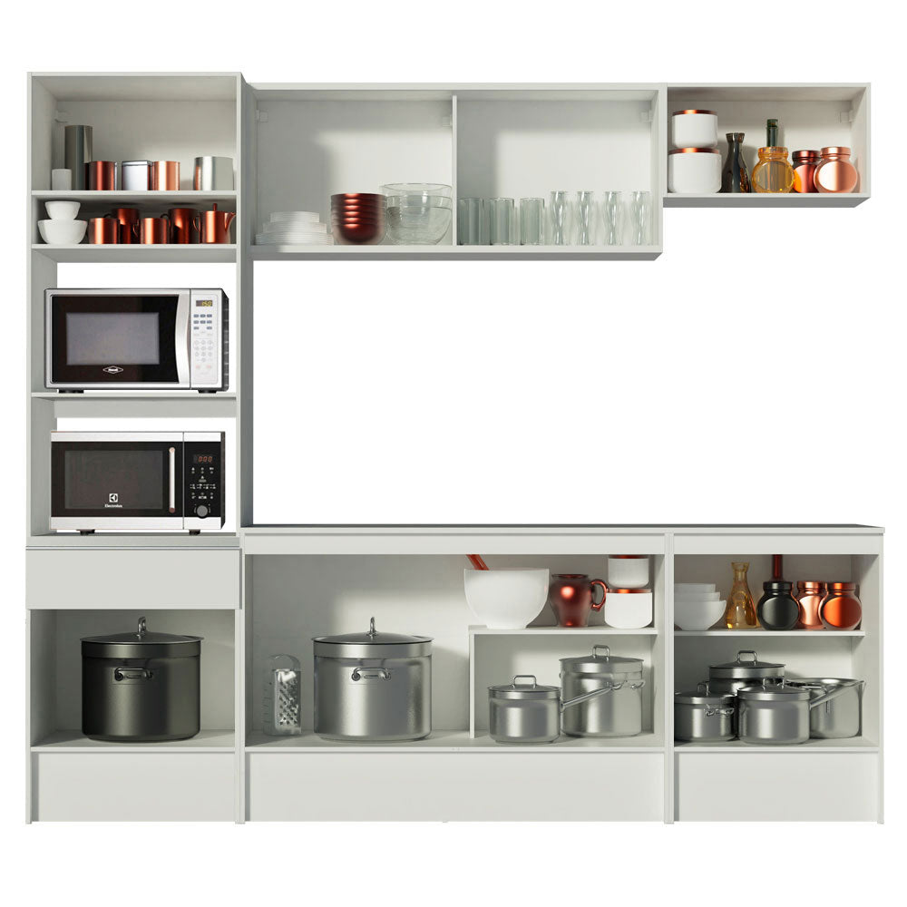 Combo completo de Cocina 240cm Blanco Topazio