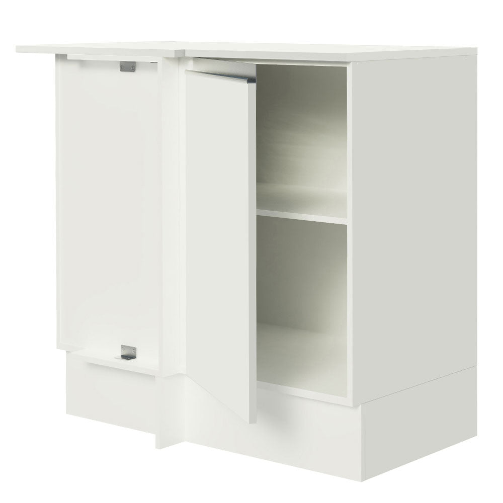 Bajo Mesada Esquinero 100% MDF com Mesada Blanco Smart Madesa