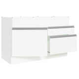 Bajo Mesada Cocina 120 x 60 cm 1 Puerta 2 Cajones Blanco (Sin Mesada) Glamy Madesa