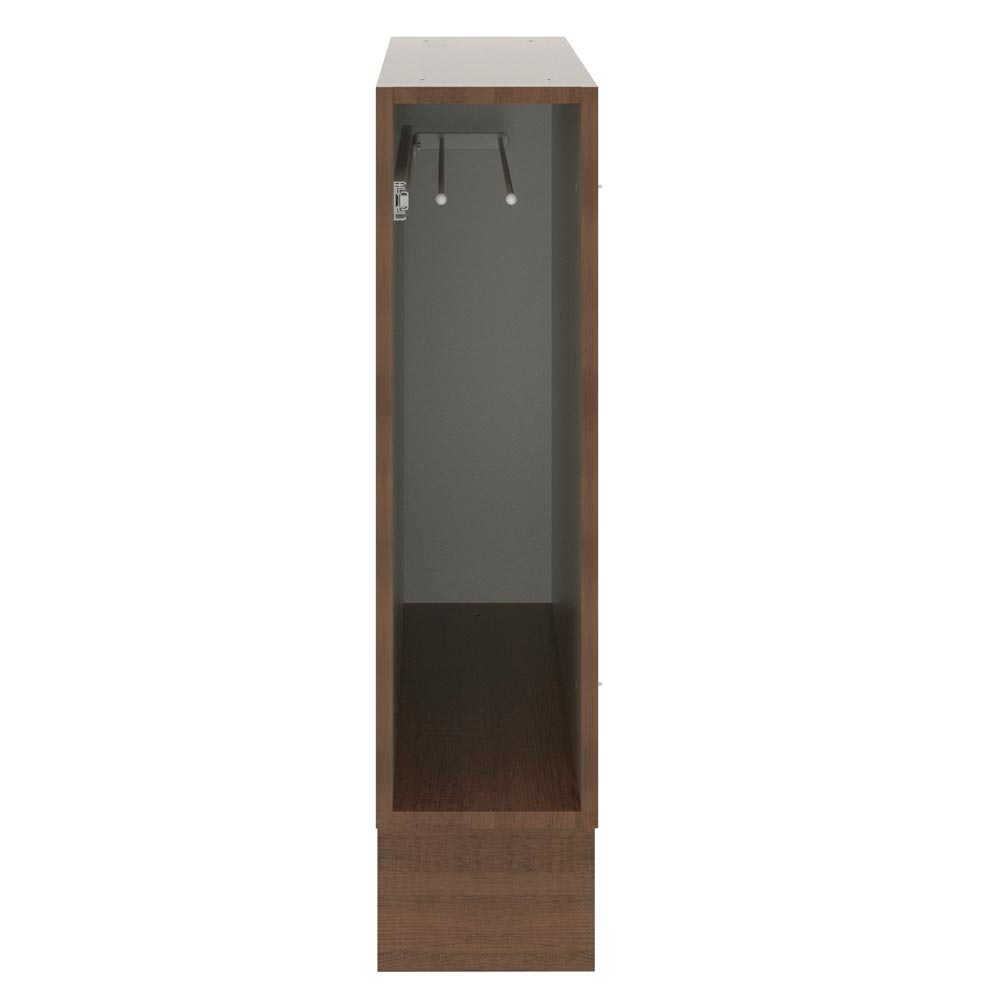Porta Repasador 20 x 60 cm (Sin Mesada) para Cocinas Marrón Madesa