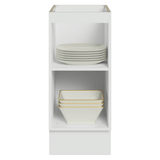 Bajo Mesada 35 x 60 cm 1 Puerta (Sin Mesada) Blanco/Crema Vik Madesa