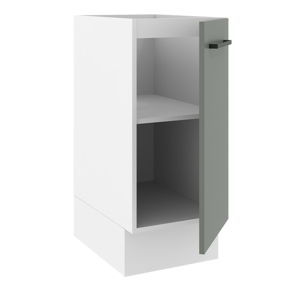 Bajo Mesada Cocina 35 x 60 cm 1 Puerta (Sin Mesada) Blanco/Gris Agata Madesa