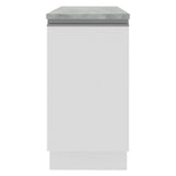 Bajo Mesada 40 cm x 60 cm, 1 Puerta Glamy Blanco