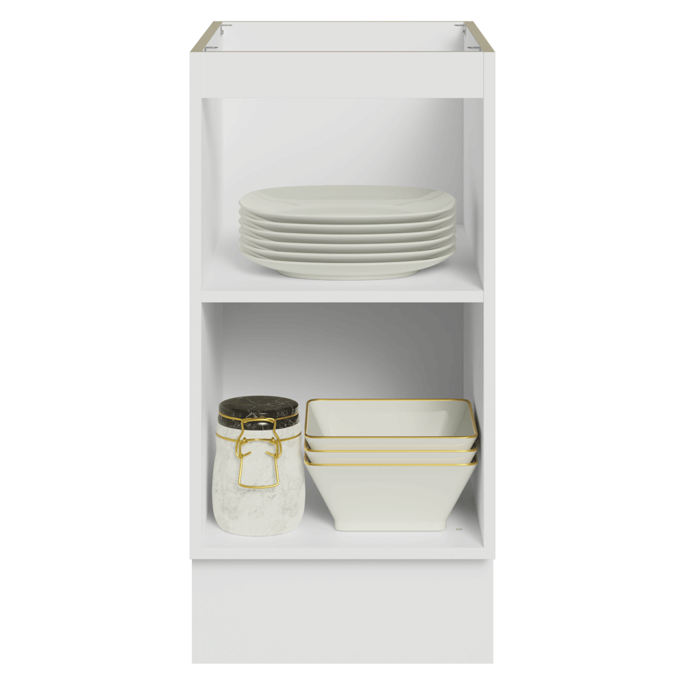 Bajo Mesada 40 x 60 cm 1 Puerta (Sin Mesada) Blanco/Crema Vik Madesa