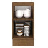 Bajo Mesada Cocina 40 x 60 cm 1 Puerta (Sin Mesada) Marrón/Crema Agata Madesa