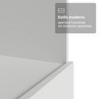 Bajo Mesada para Horno/Microondas 70 x 60 cm 1 Cajón (Sin Mesada) Blanco Línea Estándar Madesa