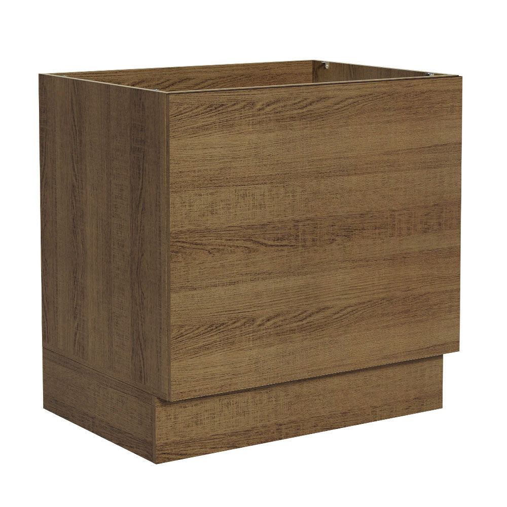 Bajo Mesada Cocina para Horno Empotrado 80 x 60 cm Sin Mesada Marrón Glamy, Lux, Stella Madesa