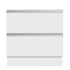 Bajo Mesada 80 x 60 cm 2 Cajones (Sin Mesada) Blanco Glamy Madesa
