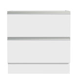 Bajo Mesada de Cocina 80 x 60 cm 2 Cajones (Sin Mesada) Blanco Glamy Madesa